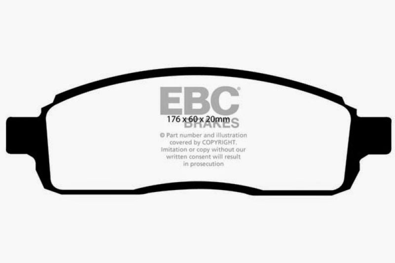 EBC 04 Ford F150 4.2 (2WD) 6 Lug Ultimax2 Front Brake Pads