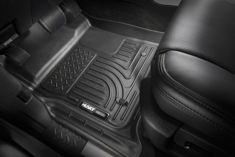 Husky Liners 12-22 Toyota Sequoia Weatherbeater Front & 2nd Seat Floor Liners - Black-Husky Liners-797 Offroad