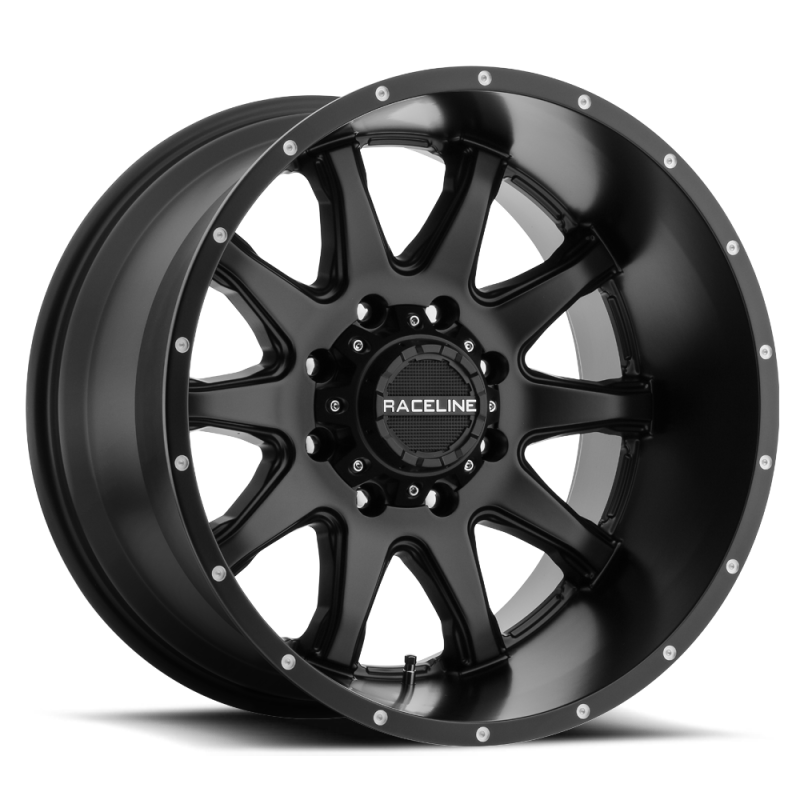 Raceline 930B Shift 18x8in / 6x120 BP / 35mm Offset / 67.1mm Bore - Satin Black Wheel