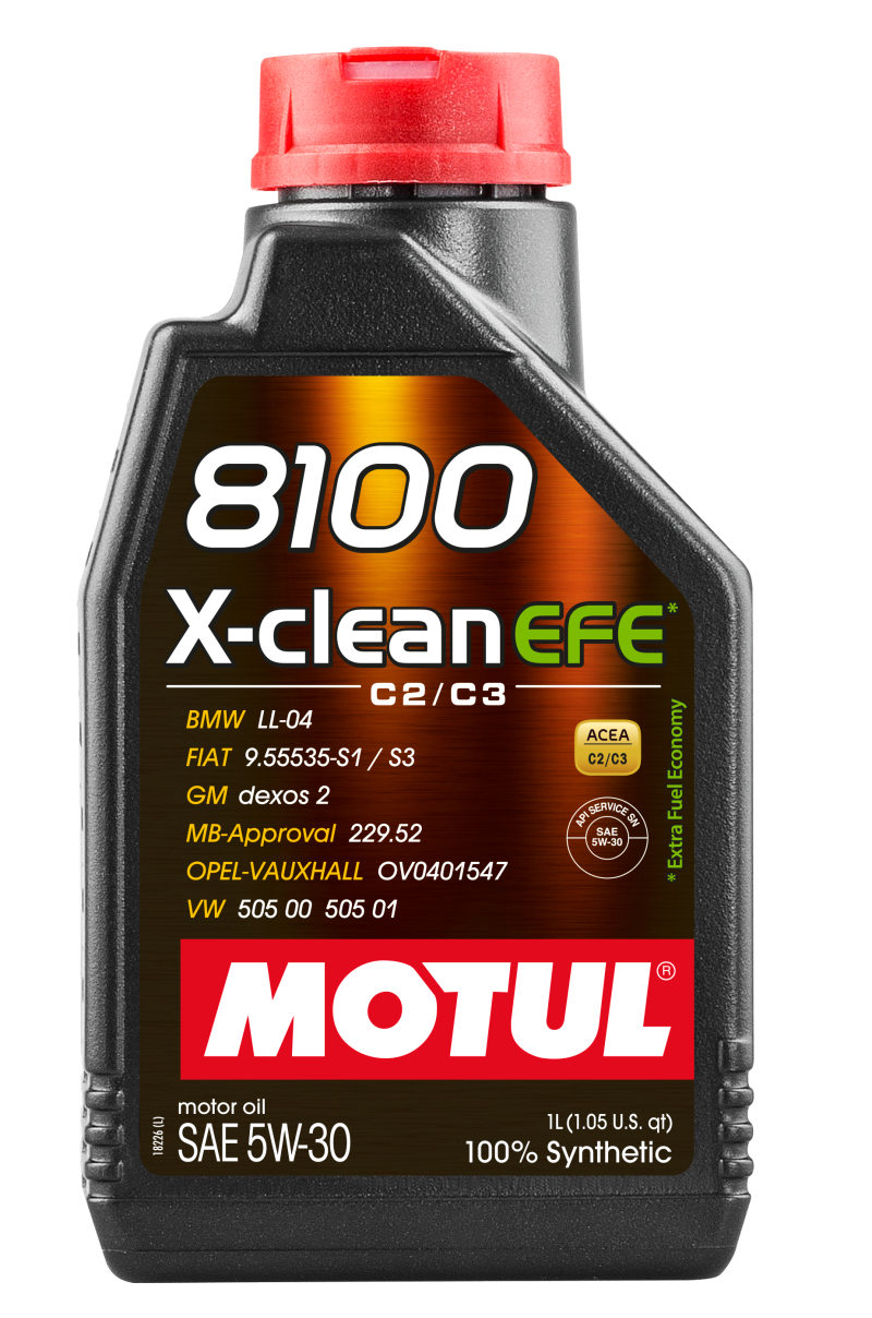 Motul 1L Synthetic Engine Oil 8100 5W30 X-Clean EFE