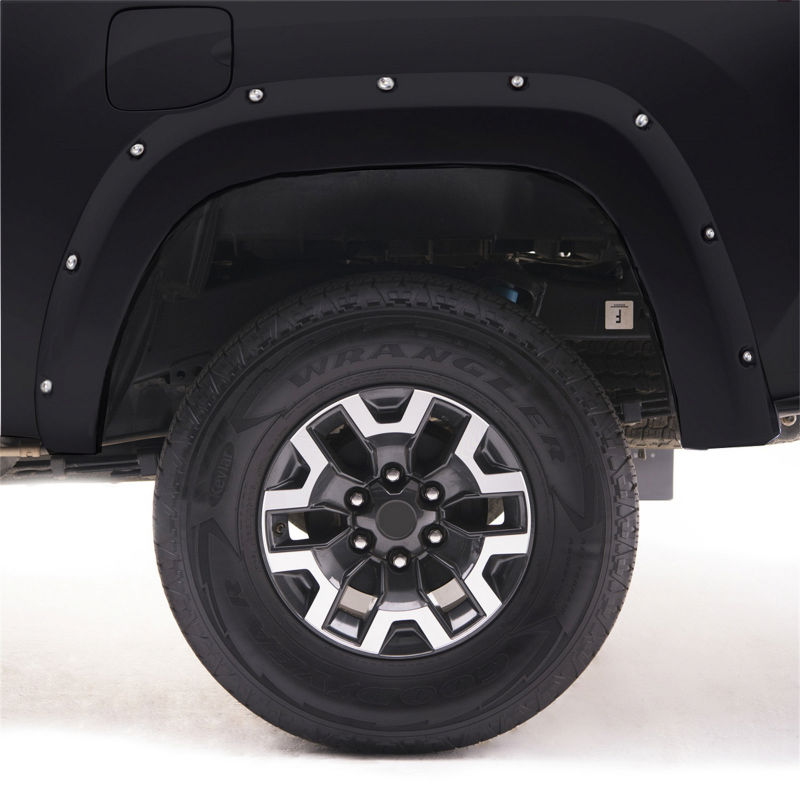 EGR 16+ Nissan Titan XD Bolt-On Look Color Match Fender Flares - Set - Black Metallic