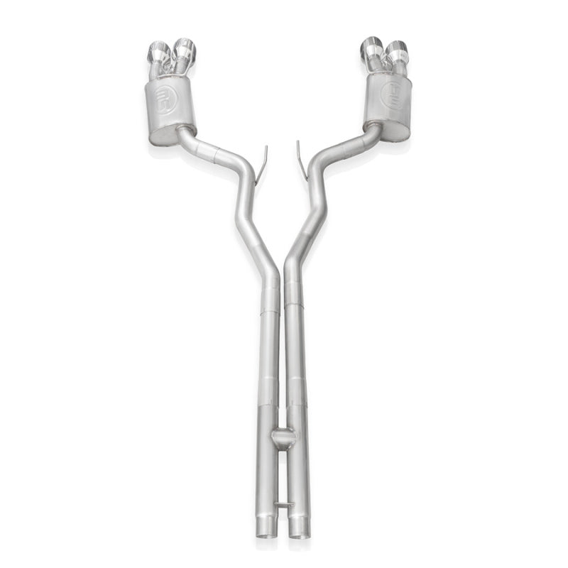 Stainless Works 2020 Ford GT500 Legend Catback H-Pipe Exhaust Factory Connect - Polished Tips-Stainless Works-797 Offroad