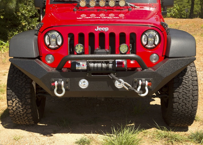 Rugged Ridge Spartan Front Bumper HCE W/Overrider 07-18 Jeep Wrangler JK