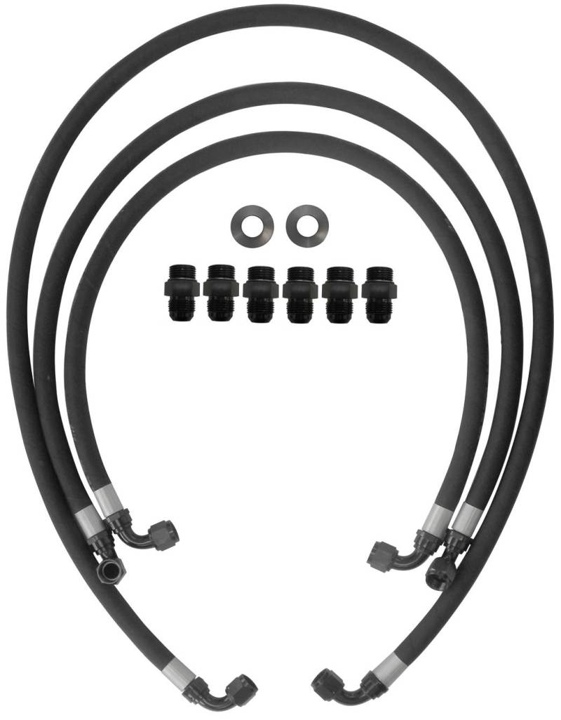 Fleece Performance 06-10 GM Duramax 6.6L LBZ/LMM Allison Transmission Cooler Lines-Fleece Performance-797 Offroad