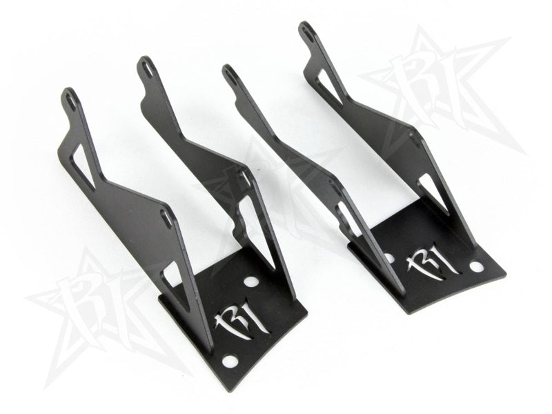 Rigid Industries Jeep JK - Double A-Pillar Mount - Mounts 2 sets of Dually/D2-Rigid Industries-797 Offroad