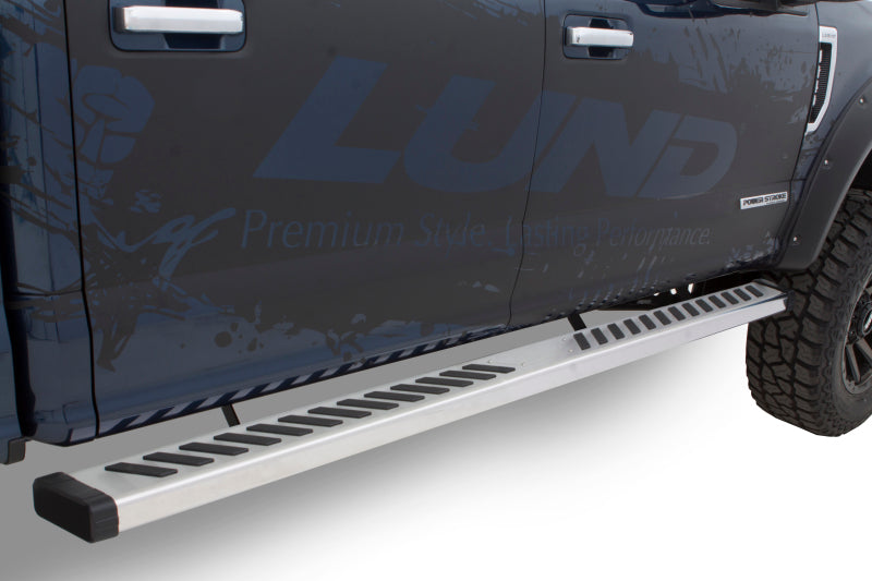 Lund 07-17 Chevy Silverado 1500 Ext. Cab Summit Ridge 2.0 Running Boards - Stainless