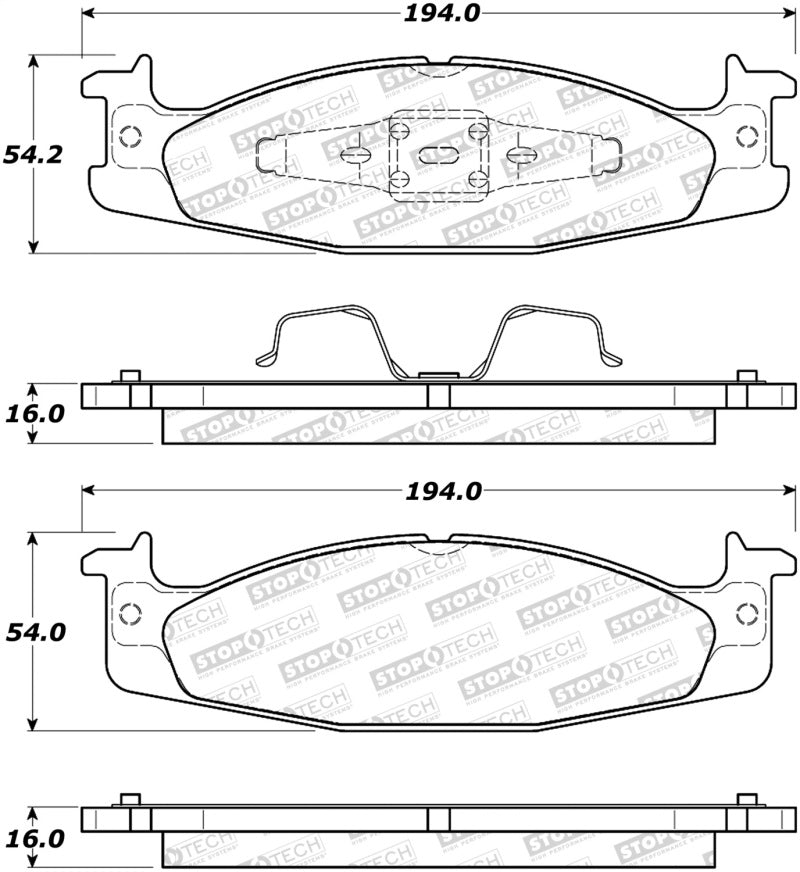 StopTech Street Brake Pads