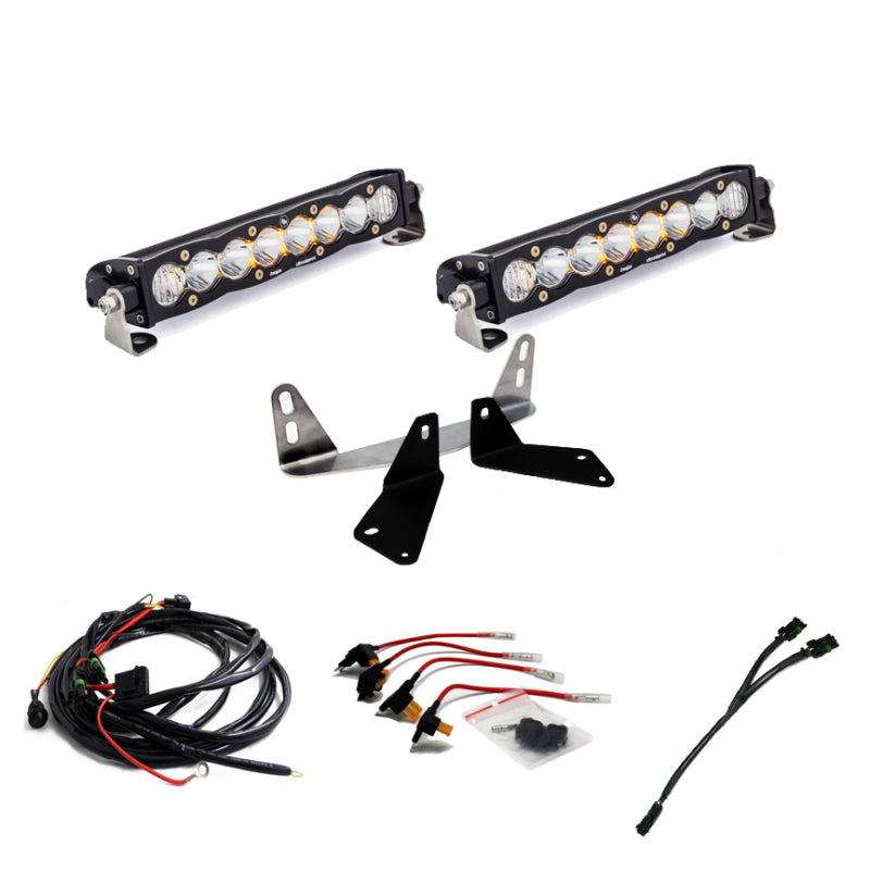 Baja Designs 2018+ Ford F-150 Dual S8 Series 10in Light Bar Kit-Baja Designs-797 Offroad