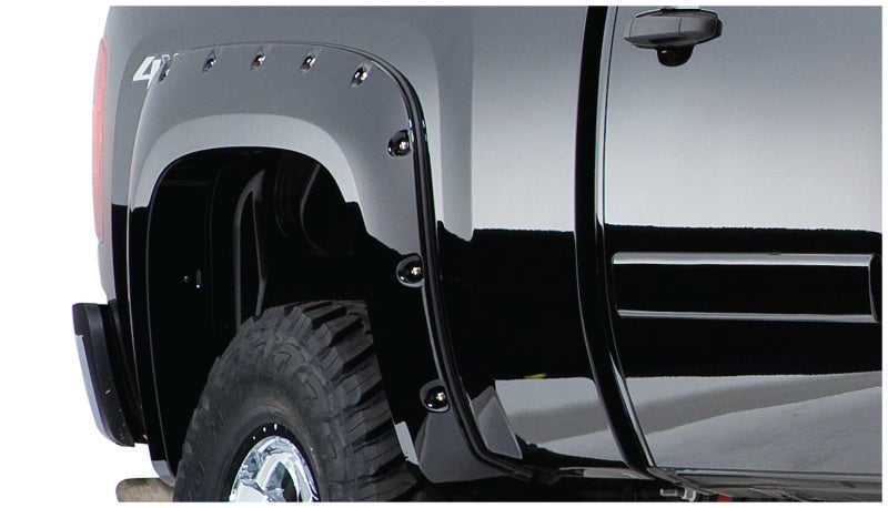 Bushwacker 88-99 Chevy C1500 Cutout Style Flares 2pc - Black