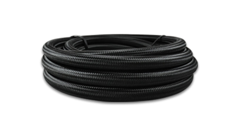 Vibrant -8 AN Black Nylon Braided Flex Hose .44in ID (50 foot roll)-Vibrant-797 Offroad