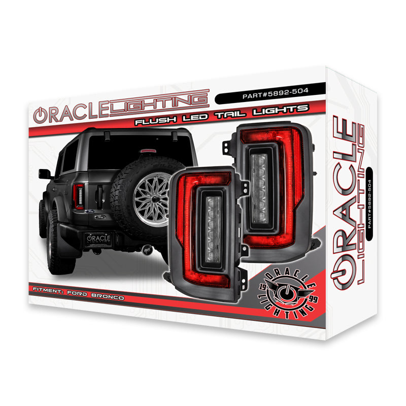 Oracle Lighting 21-22 Ford Bronco Flush Style LED Taillights