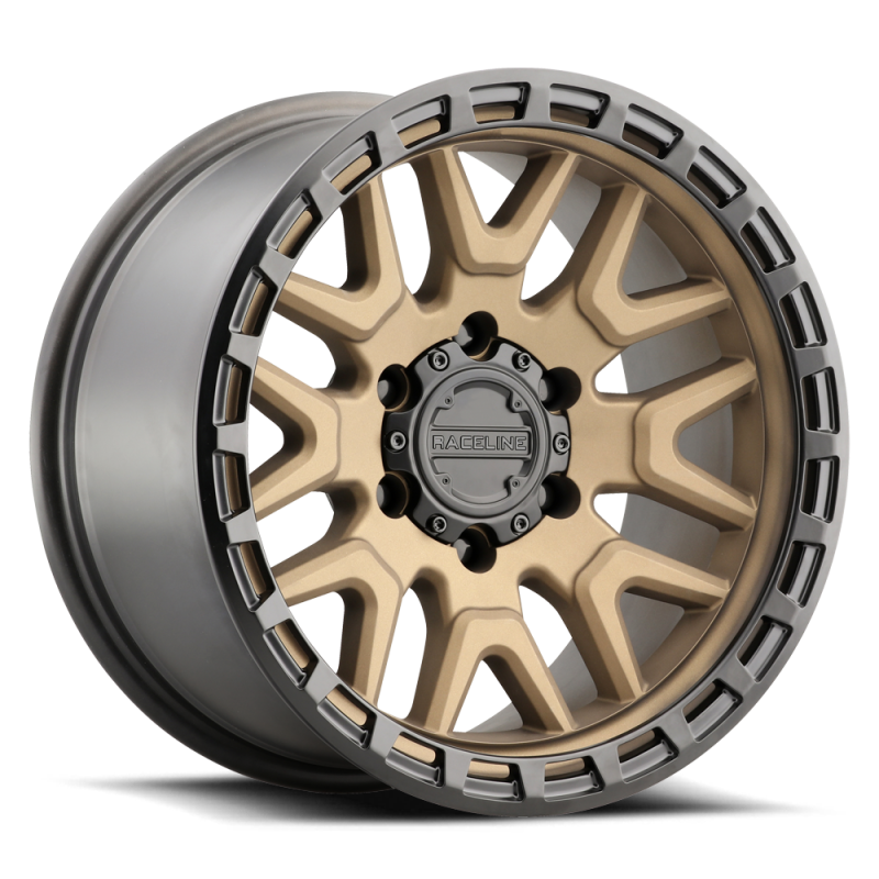 Raceline 953BZ Krank 17x8.5in / 6x139.7 BP / 0mm Offset / 106.1mm Bore - Bronze Wheel