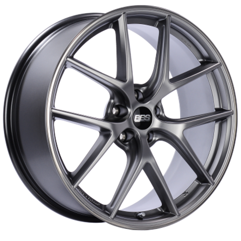 BBS CI-R 20x9 5x112 ET37 Platinum Silver Polished Rim Protector Wheel - 82mm PFS/Clip Required