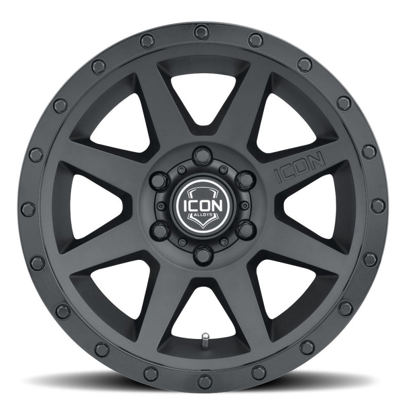 ICON Rebound 17x8.5 6x135 6mm Offset 5in BS 87.1mm Bore Double Black Wheel