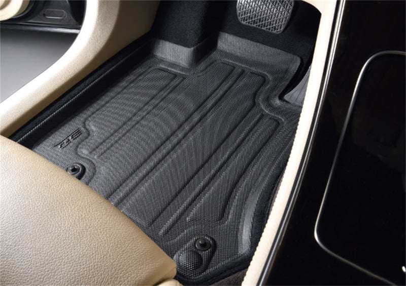 3D MAXpider 15-22 Ford F150 Supercrew Hybrid Insert Kagu 1st Row Floormat for L1FR08304609 - Black