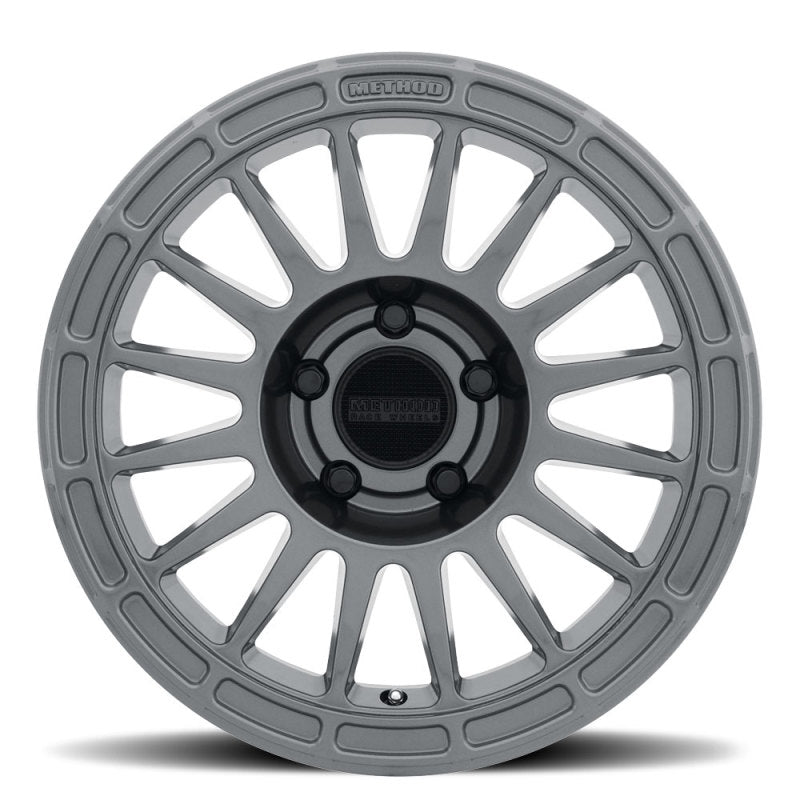 Method MR314 15x7 +15mm Offset 5x100 56.1mm CB Gloss Titanium Wheel