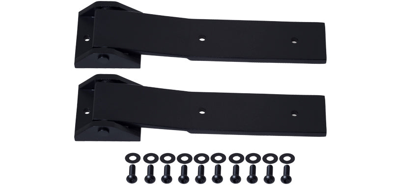 Kentrol 07-18 Jeep Wrangler JK Tailgate Hinge Pair - Textured Black