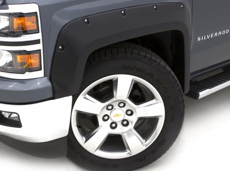 Lund 11-16 Ford F-250 RX-Rivet Style Textured Elite Series Fender Flares - Black (2 Pc.)