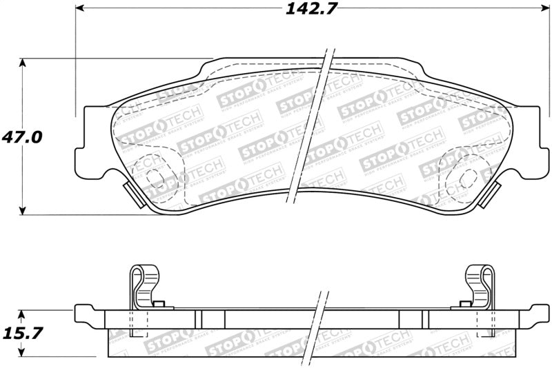 StopTech Street Brake Pads