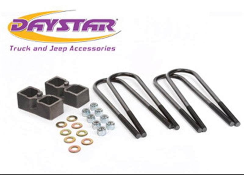 Daystar 1994-2013 Dodge Ram 2500 4WD (w/Dana 70 Axle & w/o Overloads) - 2in Rear Block & U-Bolt Kit