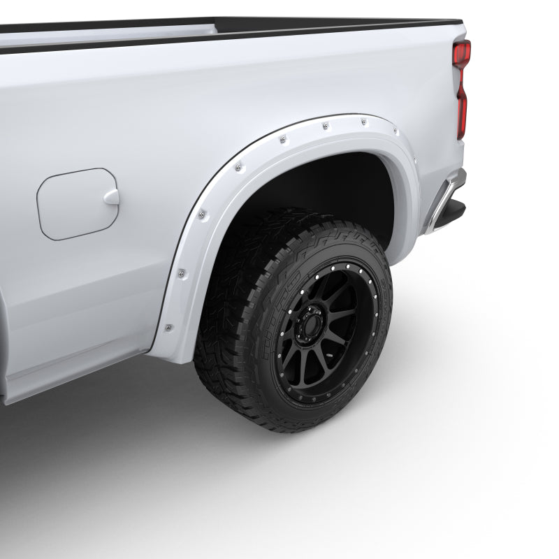 EGR 19-22 Chevrolet Silverado 1500 Summit White Traditional Bolt-On Look Fender Flares Set Of 4