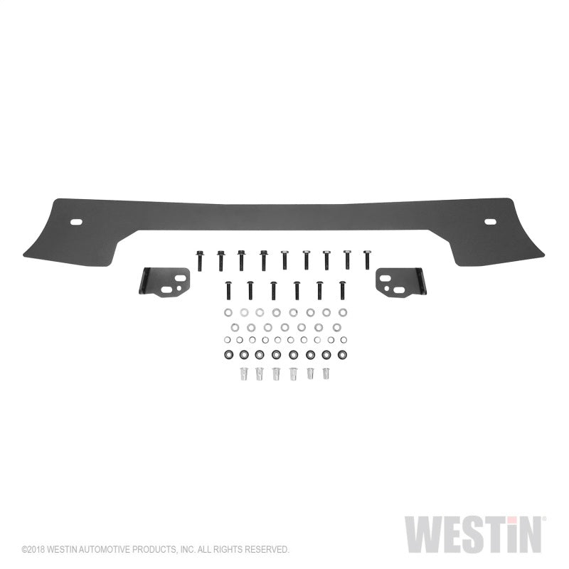 Westin 18-19 Jeep Wrangler JL Front Bumper Skid Plate - Textured Black