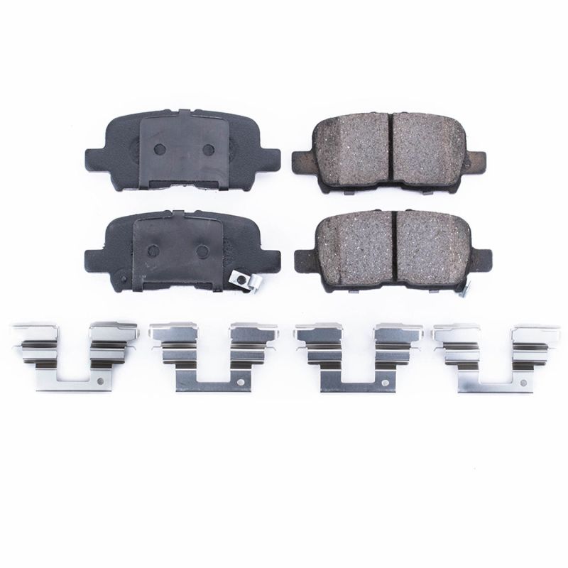 Power Stop 01-06 Acura MDX Rear Z17 Evolution Ceramic Brake Pads w/Hardware