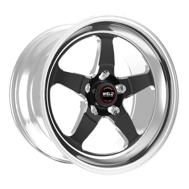 Weld S71 18x10 / 5x4.75 BP / 5.1in. BS Black Wheel (High Pad) - Non-Beadlock