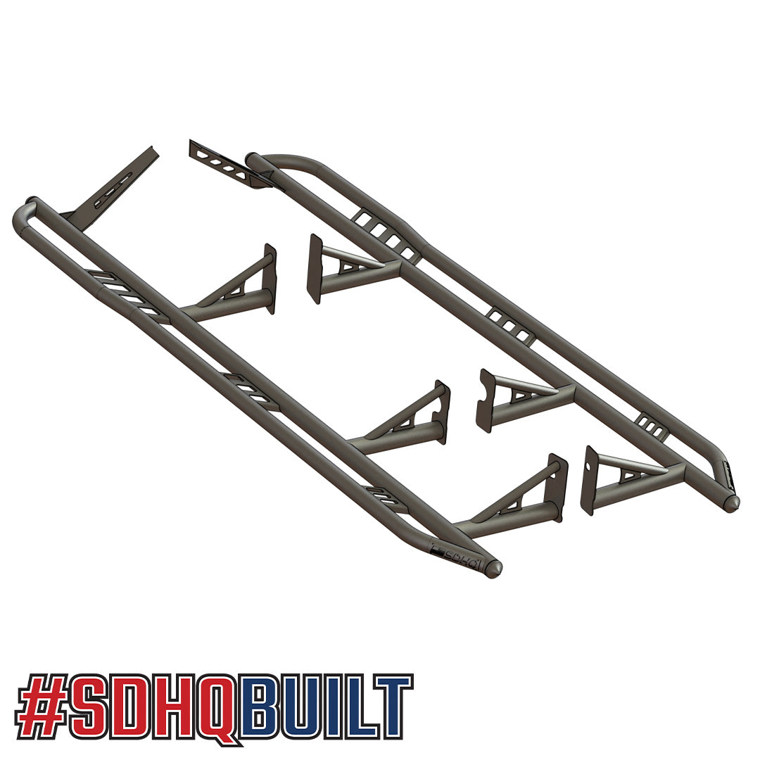 '15-Current Ford F150 Super Crew SDHQ Built Weld-On Rock Sliders