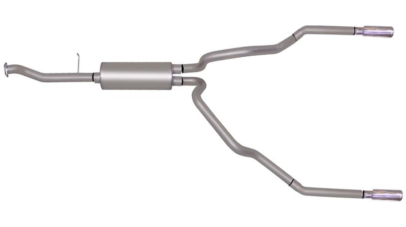 Gibson 99-05 Chevrolet Silverado 1500 Base 4.3L 2.5in Cat-Back Dual Split Exhaust - Aluminized