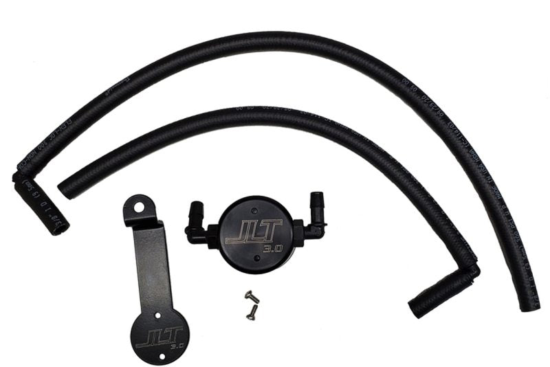 J&amp;L 05-23 Toyota 4Runner 4.0L Driver Side Oil Separator 3.0 - Black Anodized