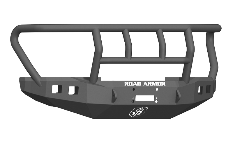 Road Armor 17-20 Ford F-250 Stealth Wide Fender Front Winch Bumper w/Titan II Guard - Tex Blk-Road Armor-797 Offroad