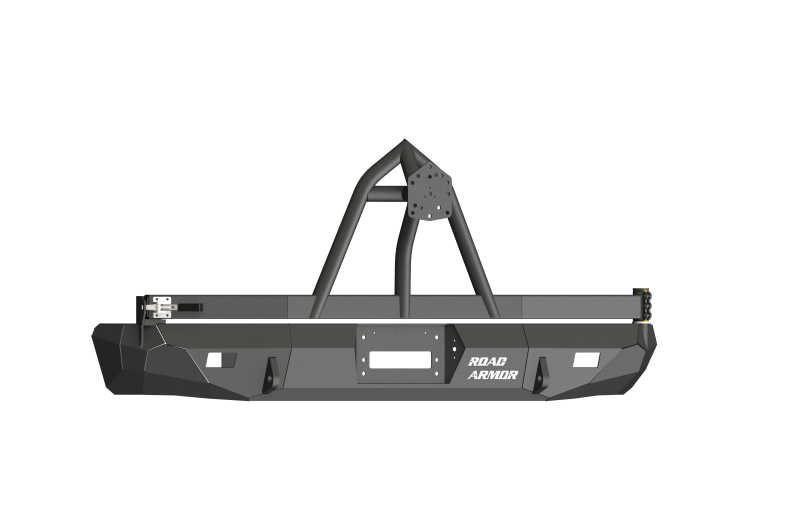 Road Armor 99-07 Ford Excursion Stealth Rear Winch Bumper w/Tire Carrier - Tex Blk-Road Armor-797 Offroad