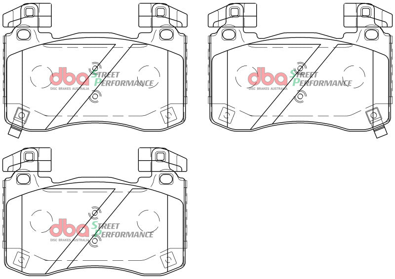 DBA 2018+ Kia Stinger V6 Twin Turbo SP Performance Front Brake Pads