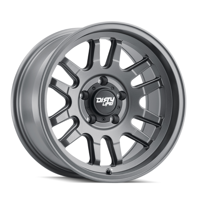 Dirty Life 9310 Canyon 17x9 / 6x139.7 BP / -12mm Offset / 106mm Hub Satin Graphite Wheel