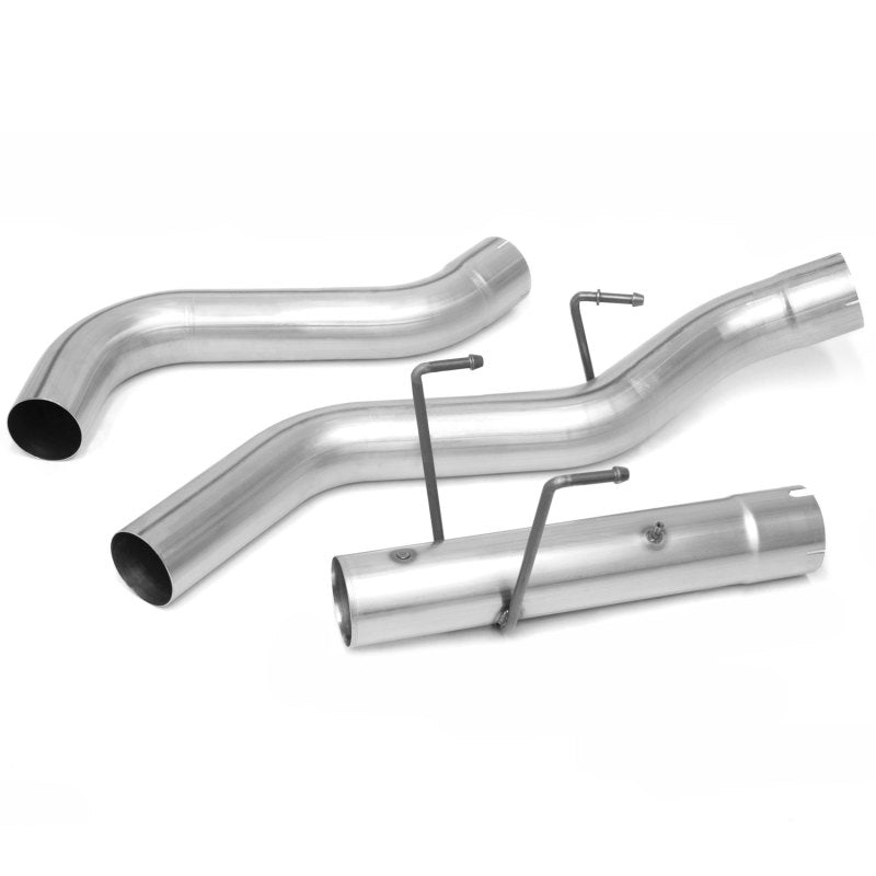 Banks Power 13-18 Dodge RAM Monster Exhaust 4.0in. Single 6.7L CCLB w/ SideKick S/S Black Tip