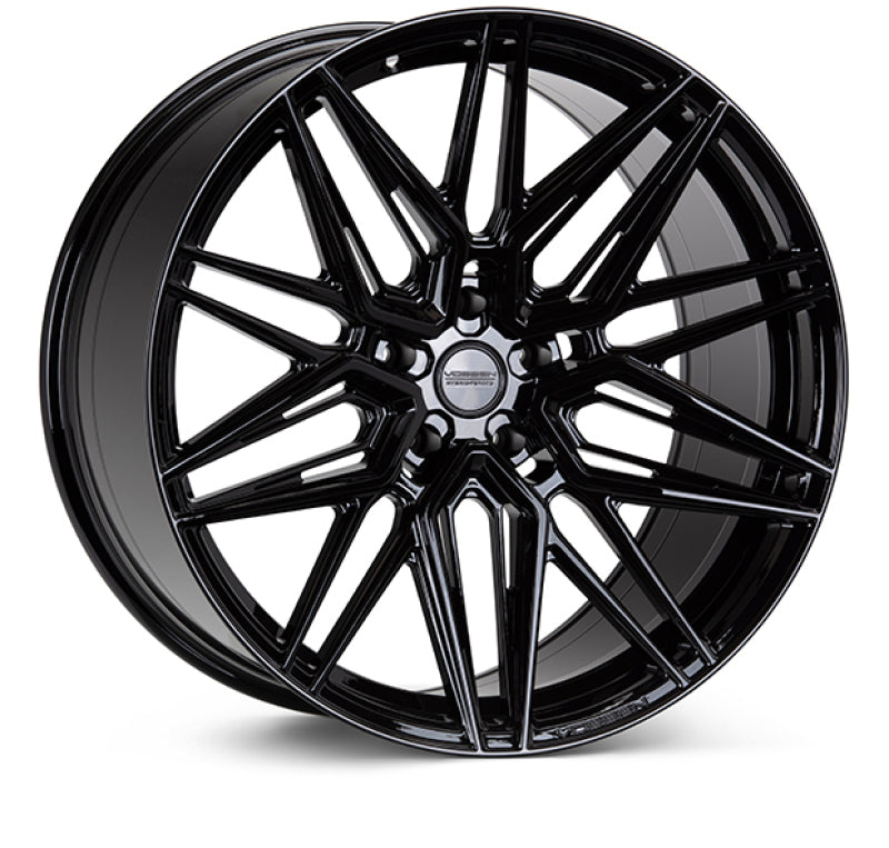 Vossen HF-7 21x10.5 / 5x112 / ET42 / Deep Face / 66.5 - Gloss Black Wheel