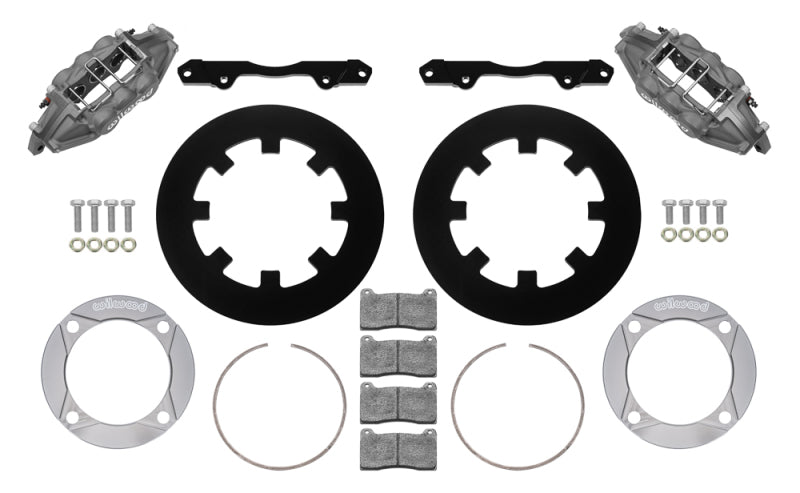 Wilwood 2014+ Polaris RZR XP 1000 Front Kit 11.25in - Anodized