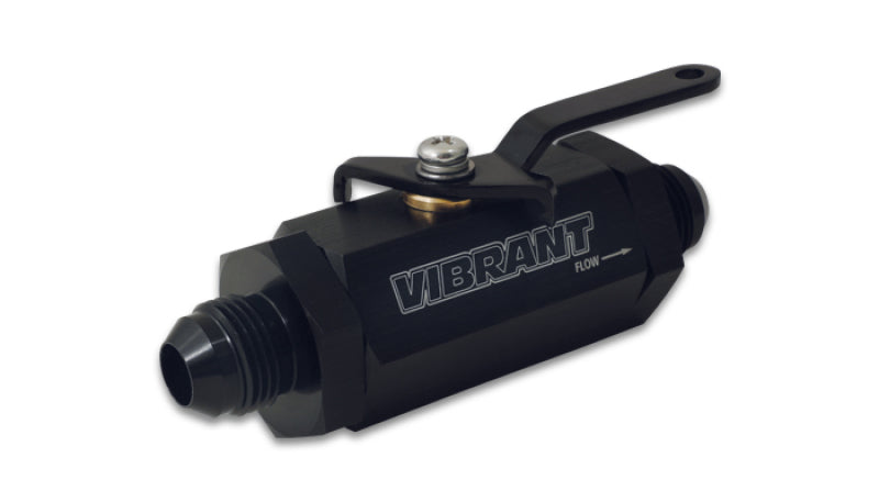 Vibrant -16AN to -16AN Male Shut Off Valve - Black-Vibrant-797 Offroad