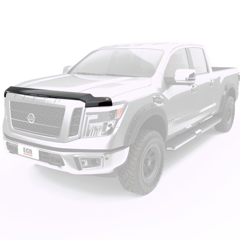 EGR 16+ Nissan Titan XD Superguard Hood Shield - Matte