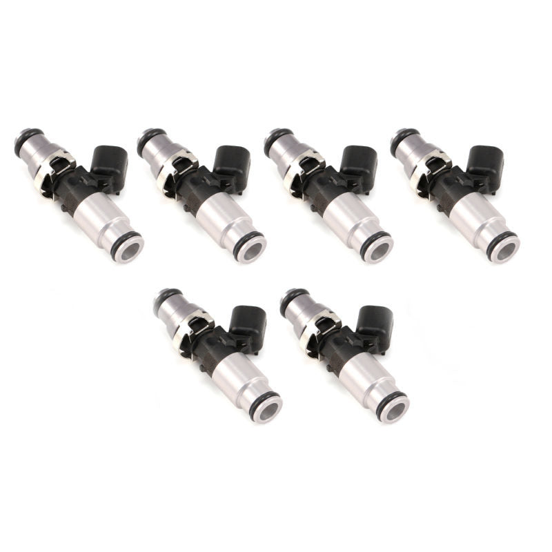 Injector Dynamics 1050X Injectors 14mm (Grey) Adaptor Top - (Silver) Bottom Adapter (Set of 6)-Injector Dynamics-797 Offroad