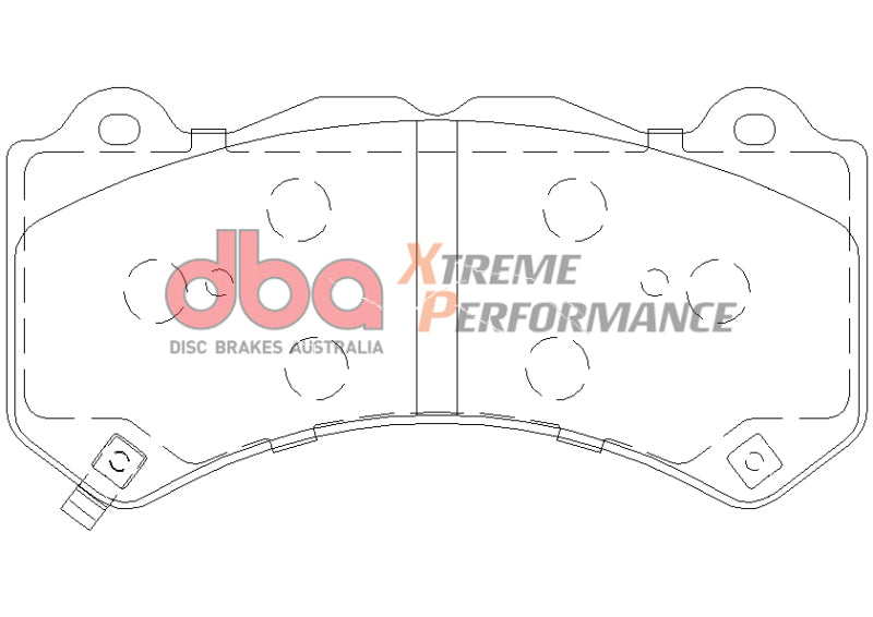 DBA 07-22 Nissan GT-R R35 XP Performance Front Brake Pads