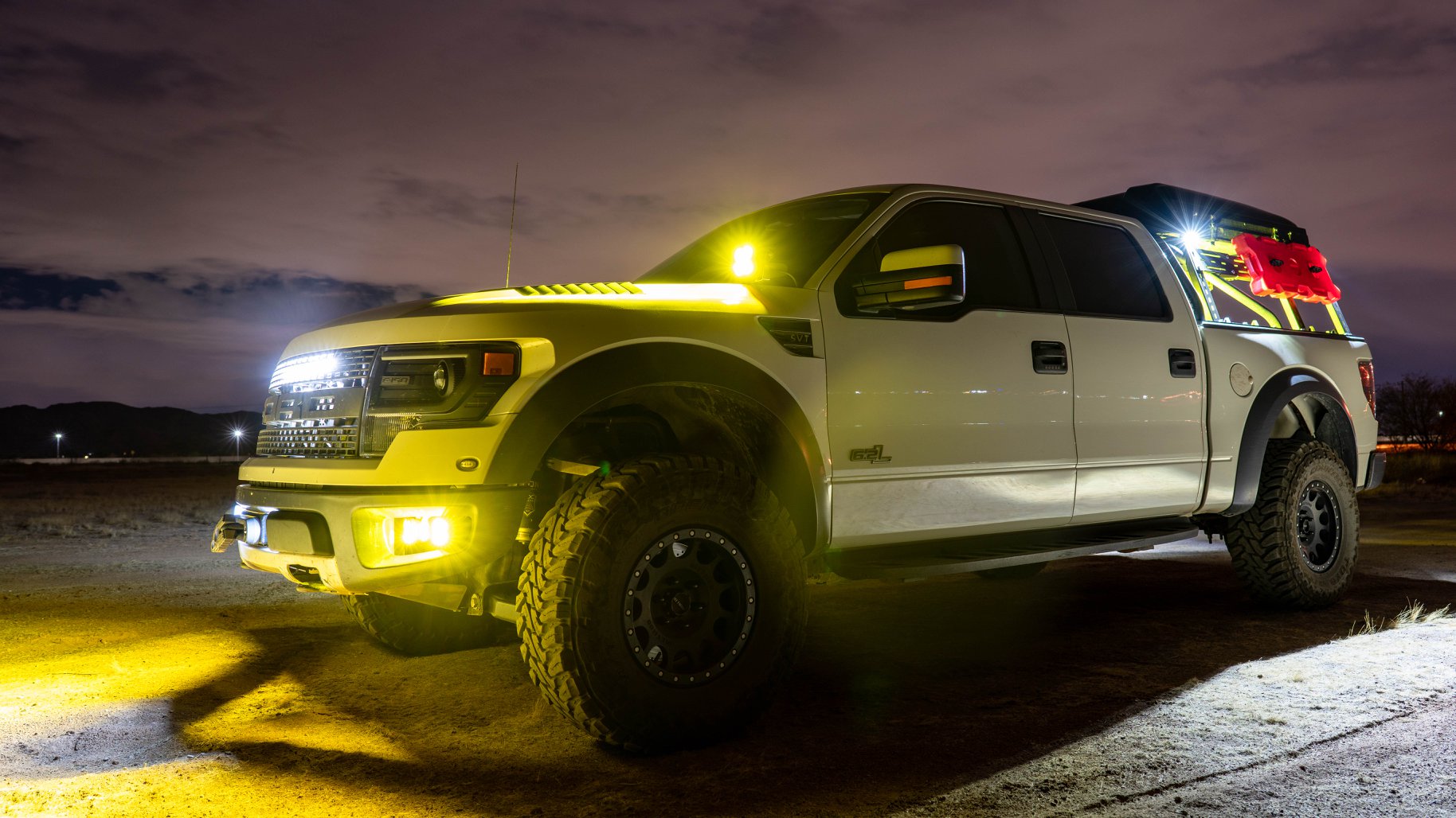 '10-14 Ford Raptor SDHQ Built A-Pillar Light Mounts