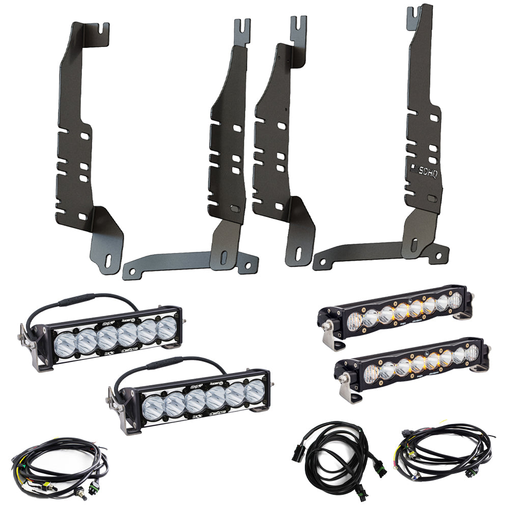 '19-Current Ram 1500 SDHQ Built "Build your Own" Behind the Grille LED Light Bar Mount