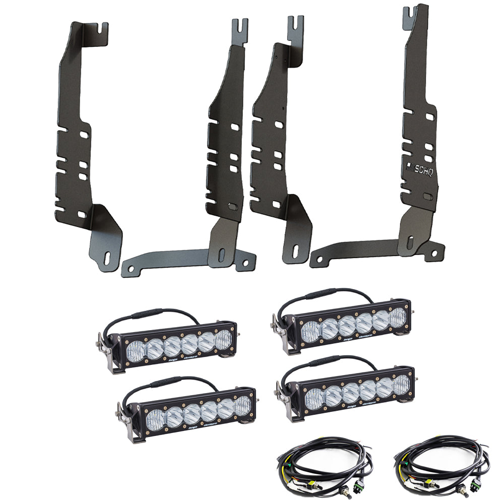 '19-Current Ram 1500 SDHQ Built "Build your Own" Behind the Grille LED Light Bar Mount