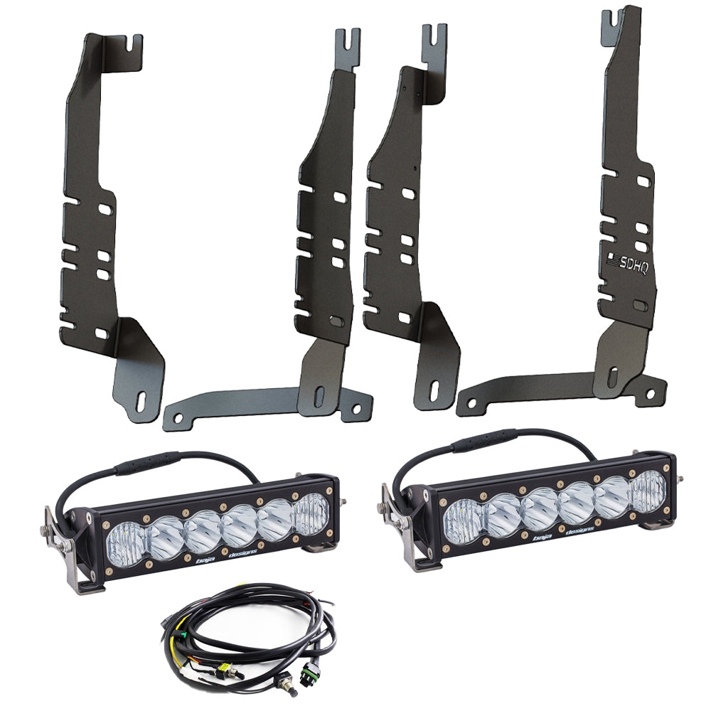 '19-Current Ram 1500 SDHQ Built "Build your Own" Behind the Grille LED Light Bar Mount