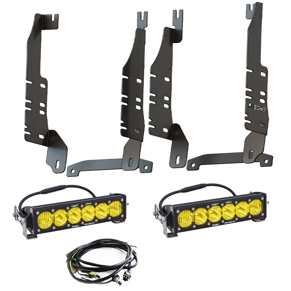 '19-Current Ram 1500 SDHQ Built "Build your Own" Behind the Grille LED Light Bar Mount