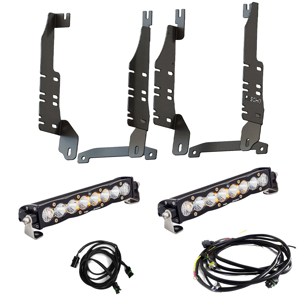 '19-Current Ram 1500 SDHQ Built "Build your Own" Behind the Grille LED Light Bar Mount