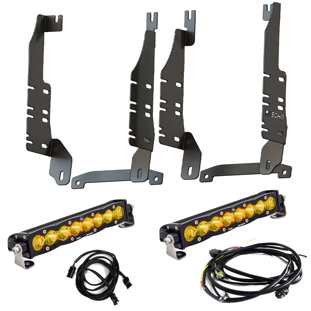 '19-Current Ram 1500 SDHQ Built "Build your Own" Behind the Grille LED Light Bar Mount