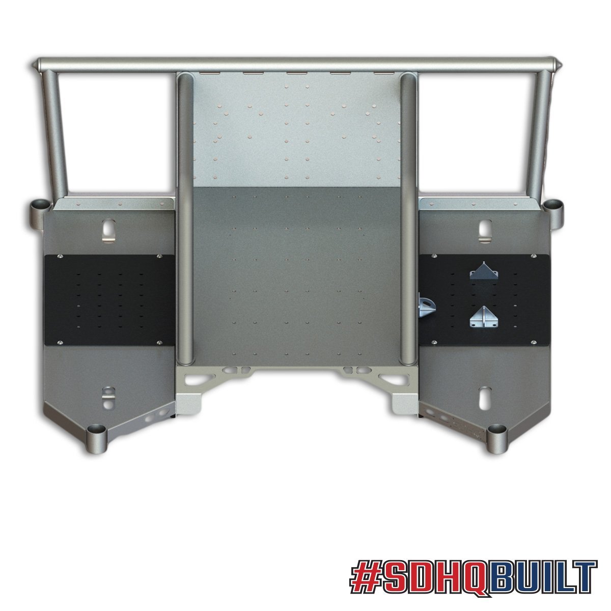 SDHQ Built In-Bed Rack Full Size Truck Tire Cradle Delete Plate